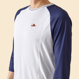 Maglia 3/4 Cafe du Cycliste Barbara - Blu - L