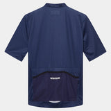 Maglia Cafe du Cycliste Fleurette - Blu scuro - F