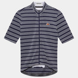 Maglia Cafe du Cycliste Francine - Blu - N