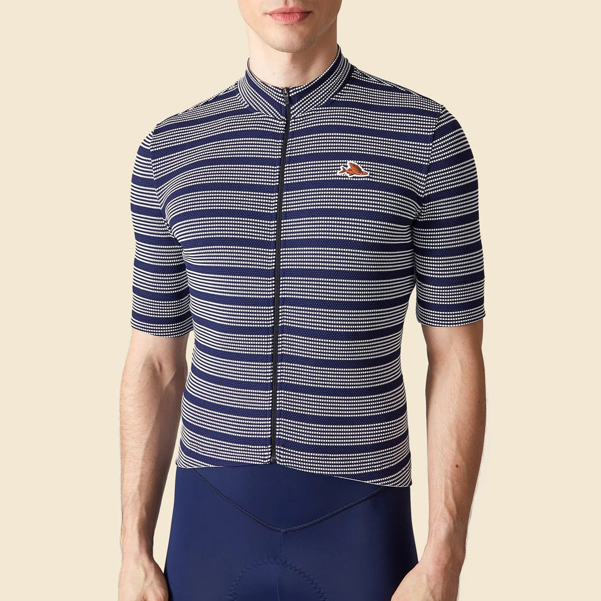 Maglia Cafe du Cycliste Francine - Blu - P
