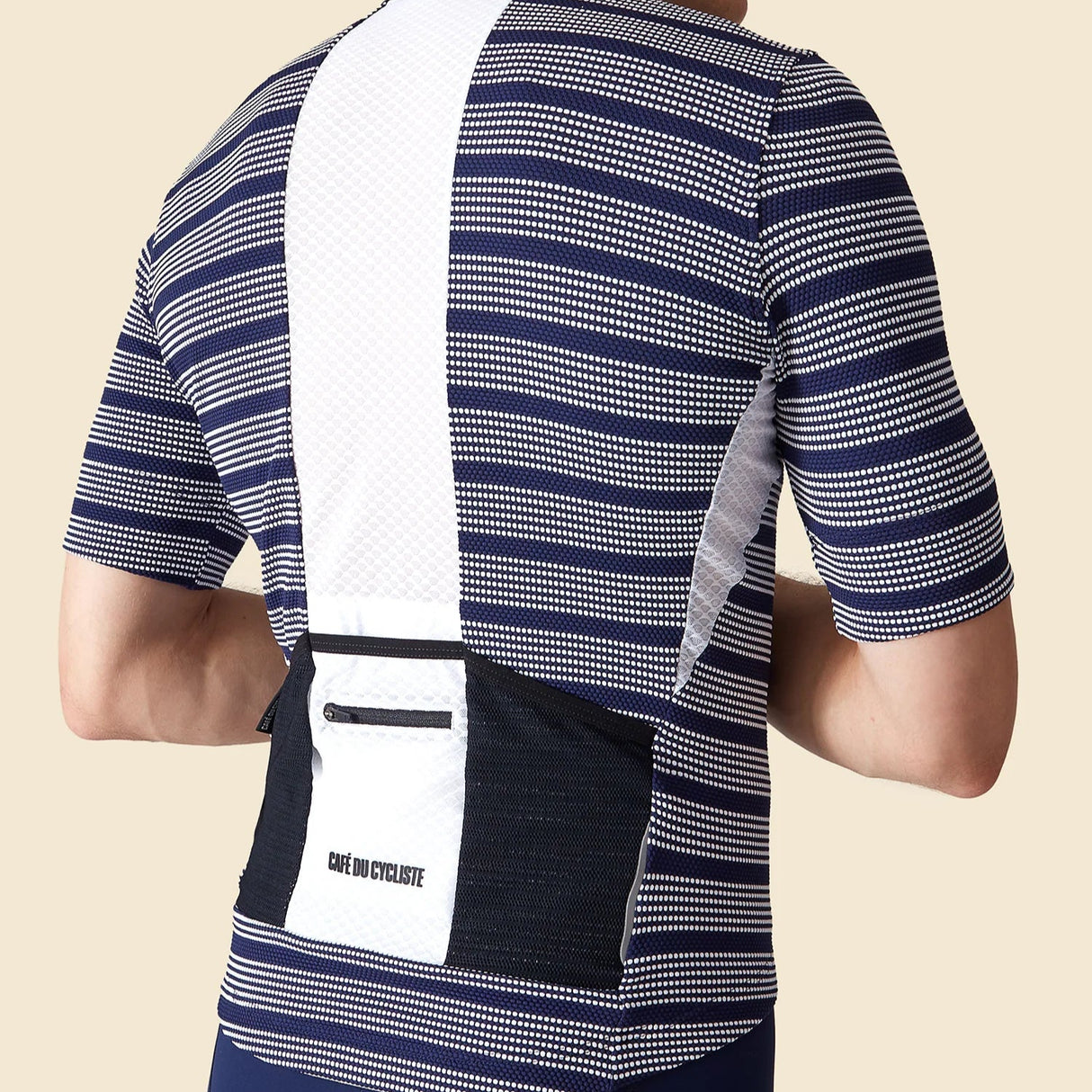 Maglia Cafe du Cycliste Francine - Blu - A