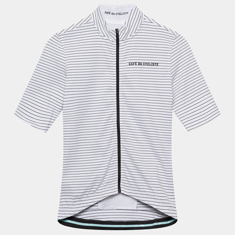 Maglia donna Cafe du Cycliste Francine - Bianco - E