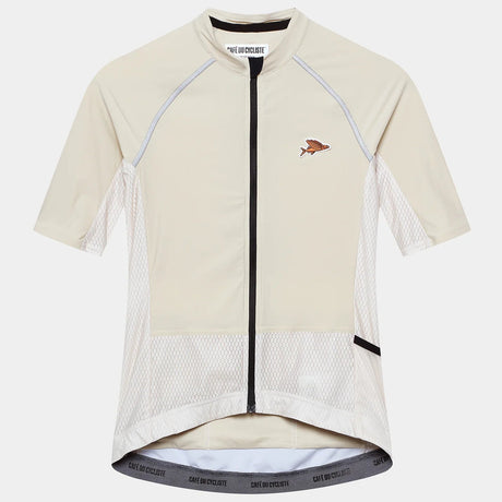 Maglia donna Cafe du Cycliste Magda - Beige - H