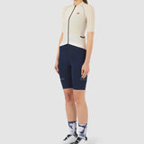 Maglia donna Cafe du Cycliste Magda - Beige - N