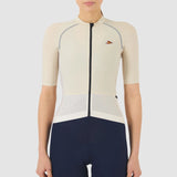 Maglia donna Cafe du Cycliste Magda - Beige - L