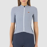 Maglia donna Cafe du Cycliste Romy - Blu - O