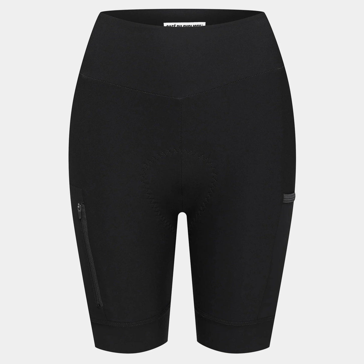 Pantaloncini donna Cafe du Cycliste Elsa - Nero - B