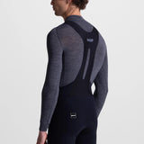Maglia intima maniche lunghe Santini Power Shield RPM Wool - Nero
