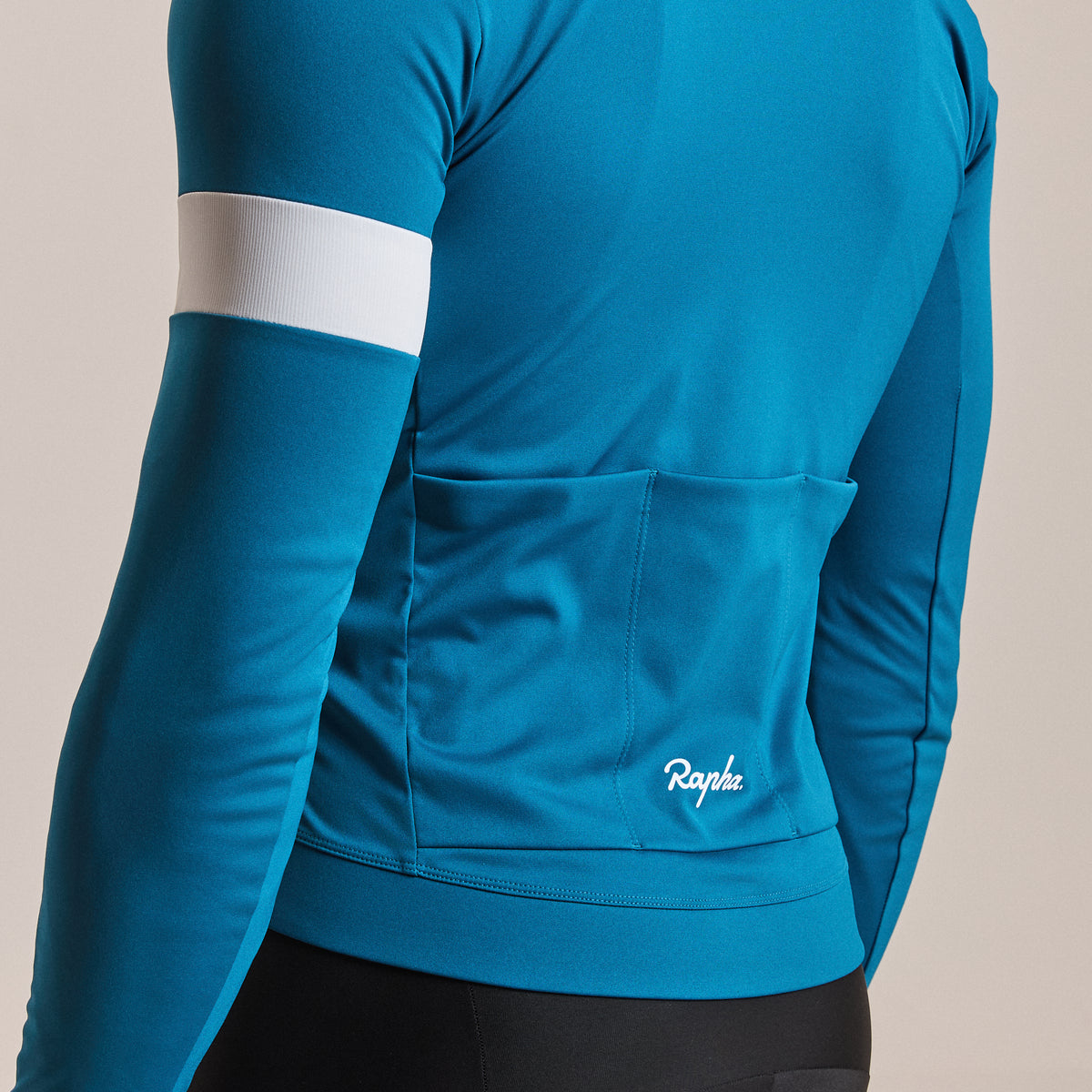 Rapha Core langarmtrikot - Blau slate
