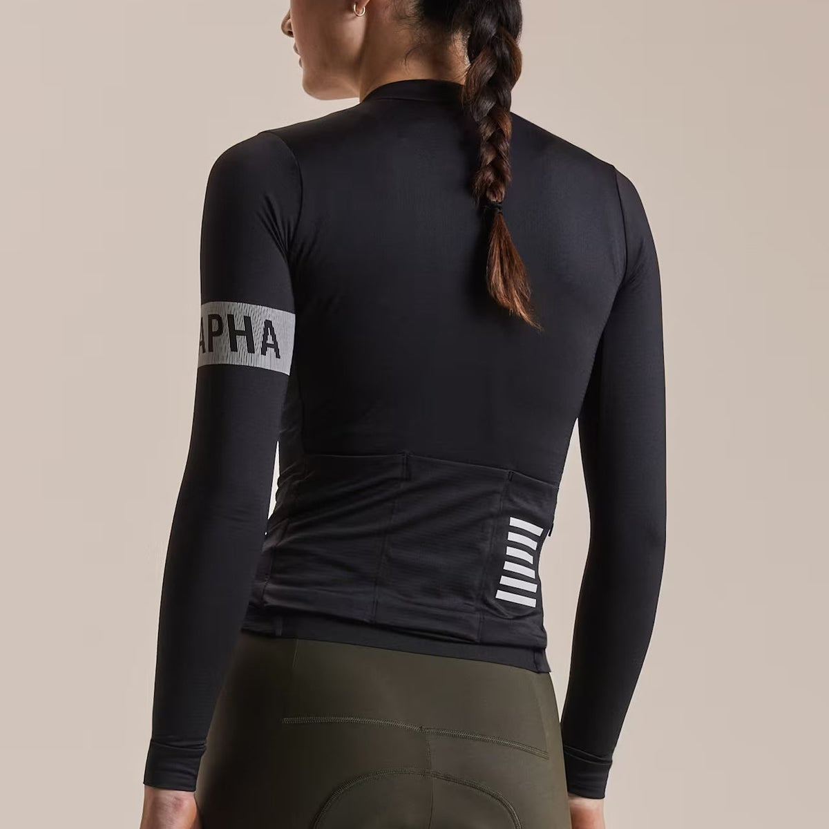 Maglia donna maniche lunghe Rapha Pro Team Midweight 2 - Nero