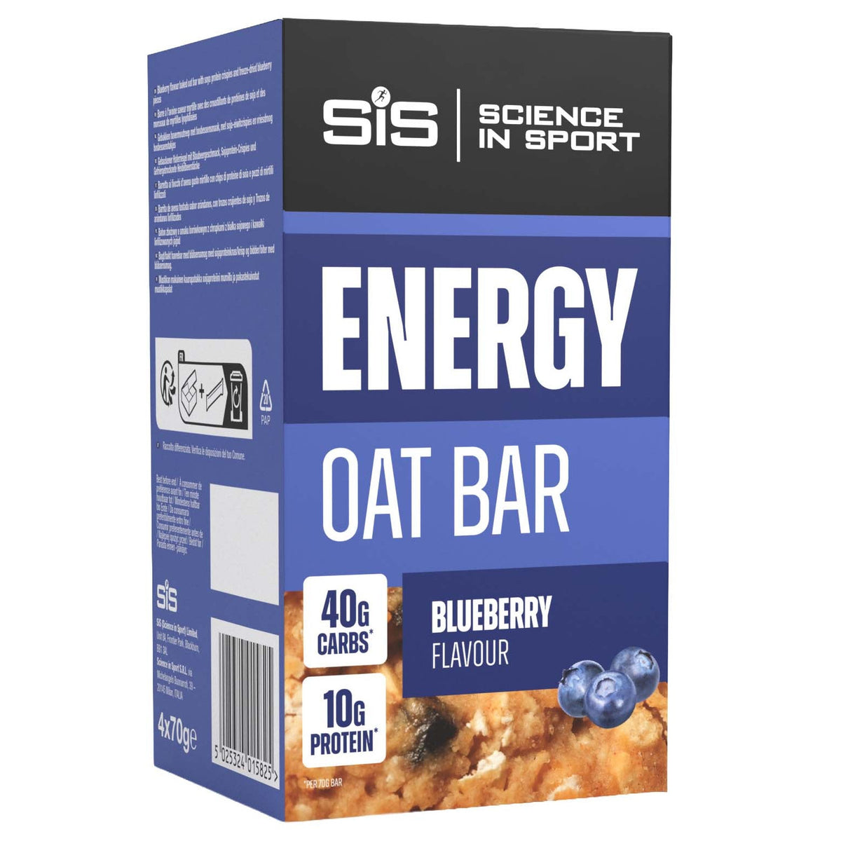 Barretta SiS Go Energy Oat Bar 4x70g - Mirtillo SiS