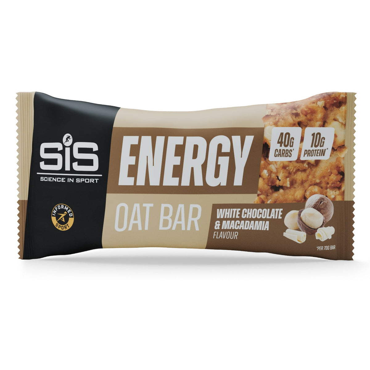 Barre SiS Go Energy Oat Bar 4x70g - White Chocolate Macadamia