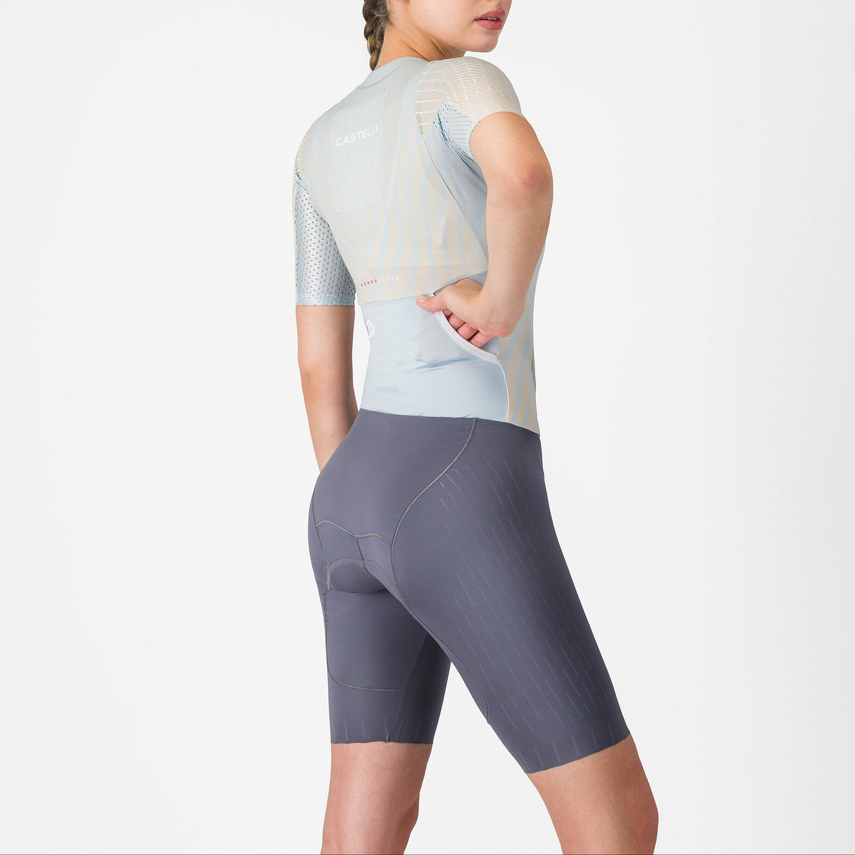 Castelli Free Sanremo 3 Suit frau einteiler - Blau