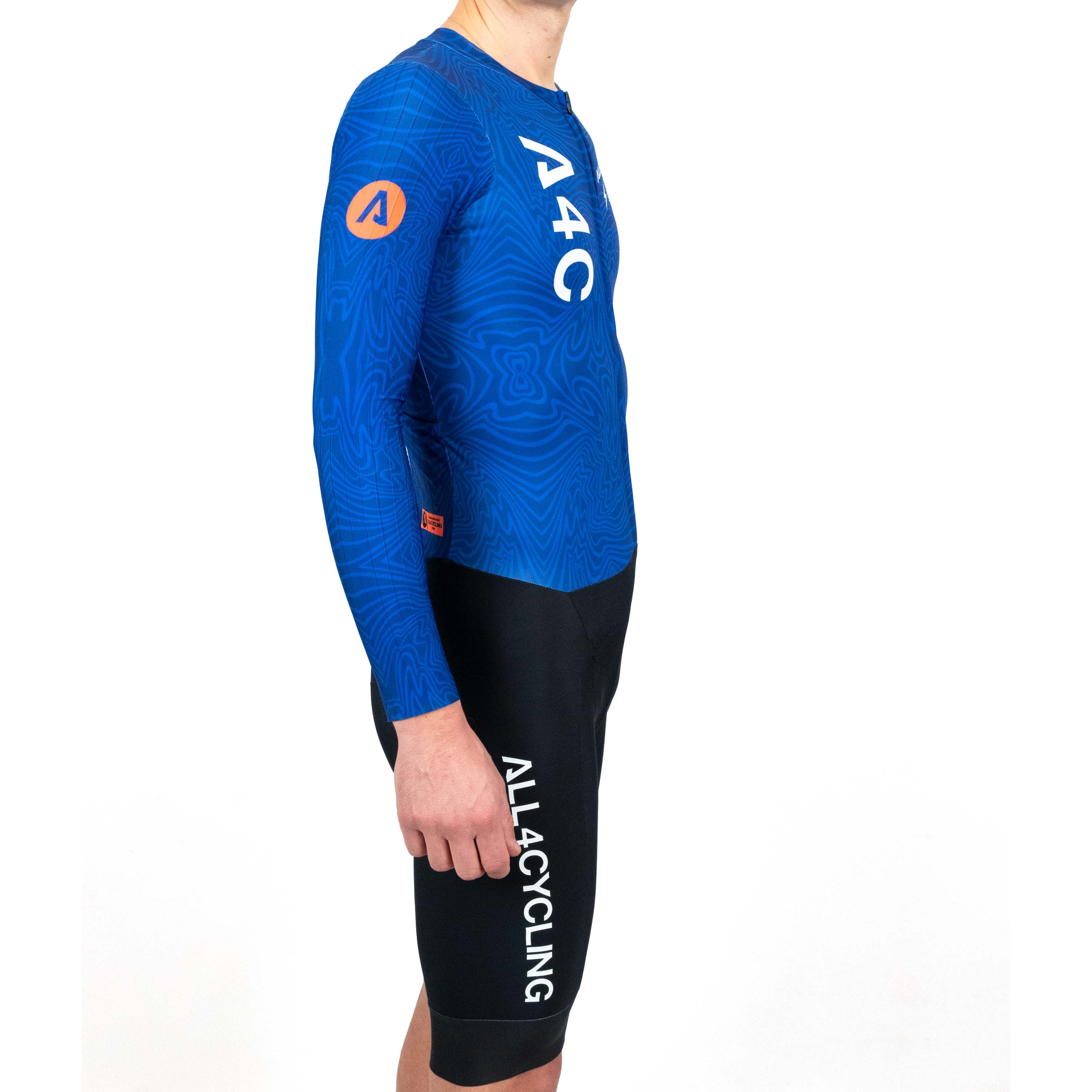 Body maniche lunghe All4cycling Team - The Tiger All4cycling