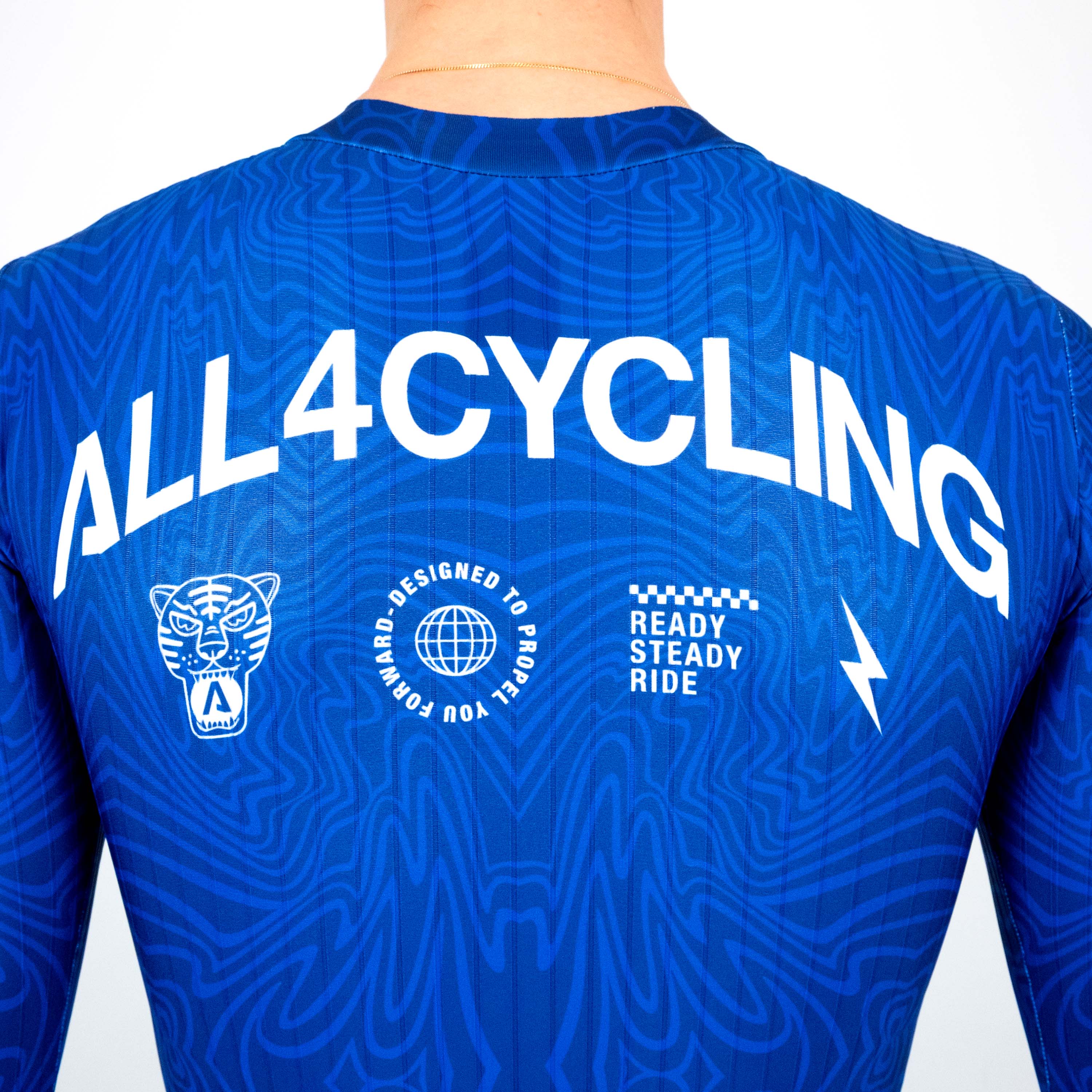 Body maniche lunghe All4cycling Team - The Tiger All4cycling