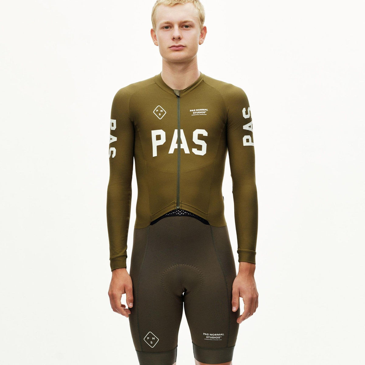 Langarm-Baselayer Pas Normal Studios PAS Thermal - Moss Brown
