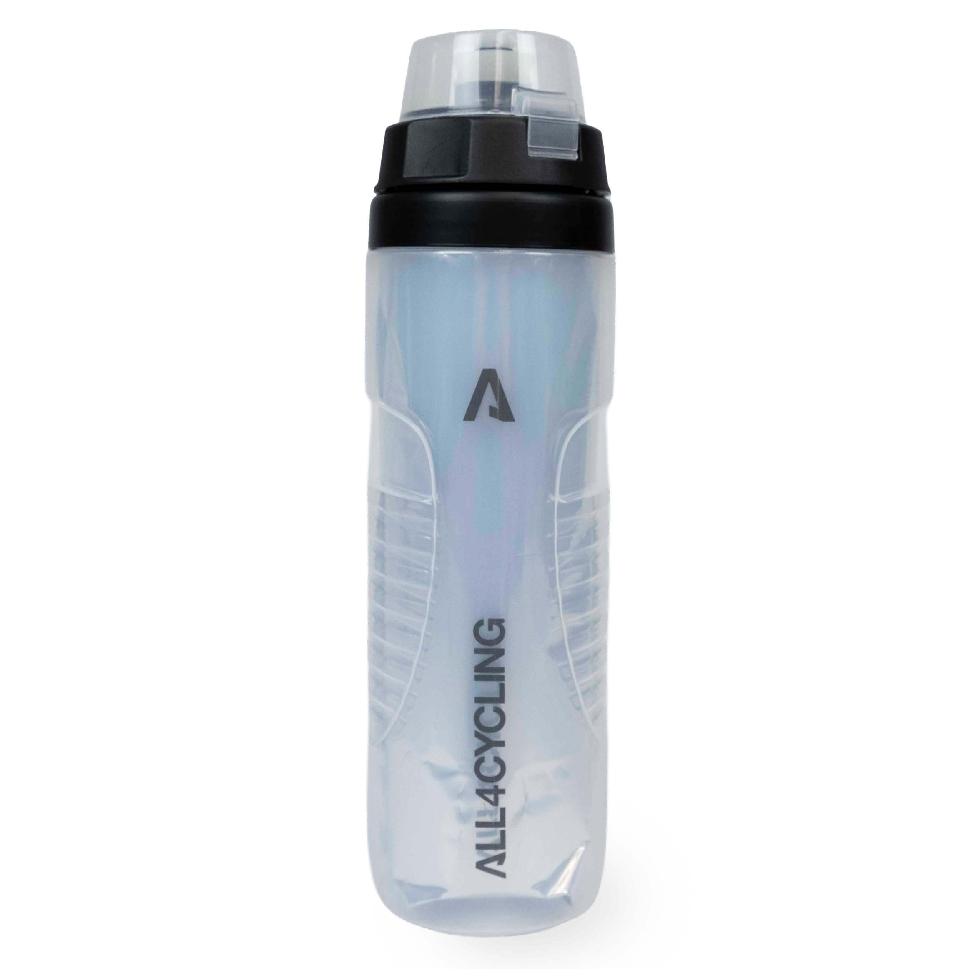 All4cycling Thermo-Trinkflasche 650 ml - Transparent