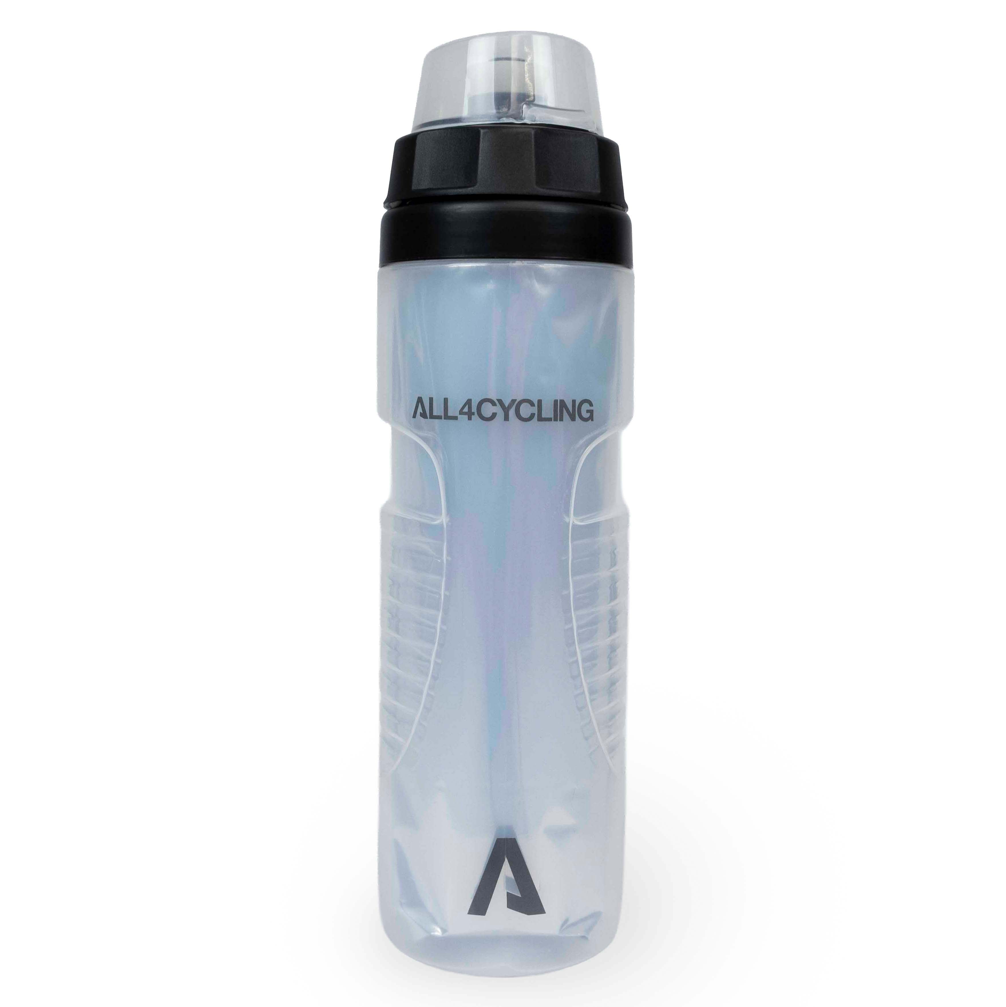 All4cycling Thermo-Trinkflasche 650 ml - Transparent