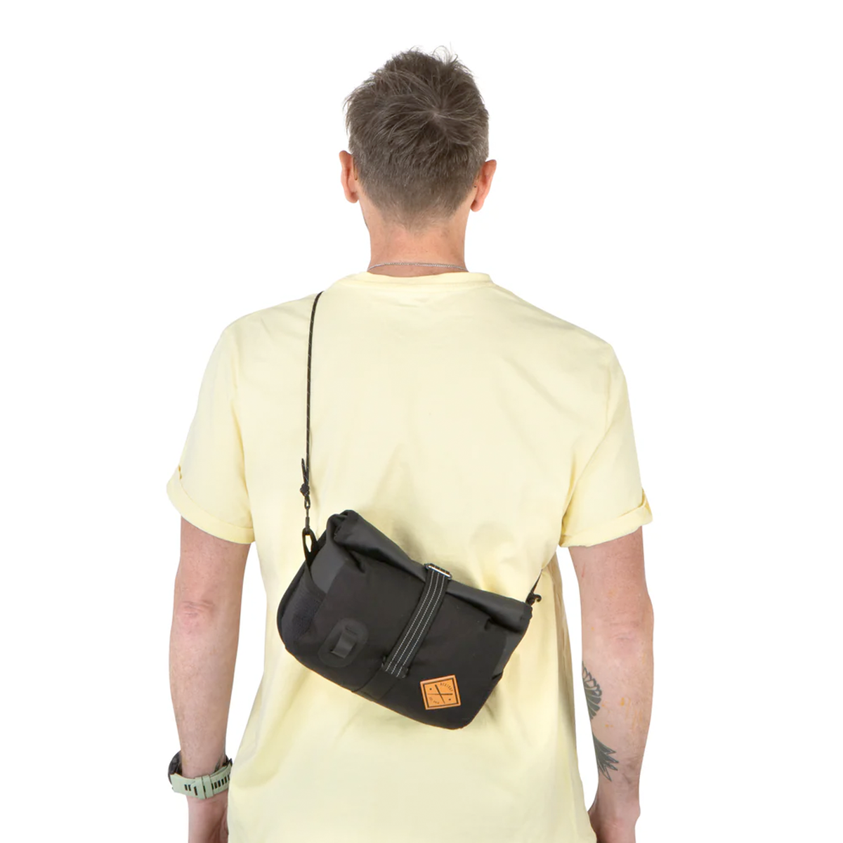 Lenkertasche Restrap Rolltop 4L - Schwarz