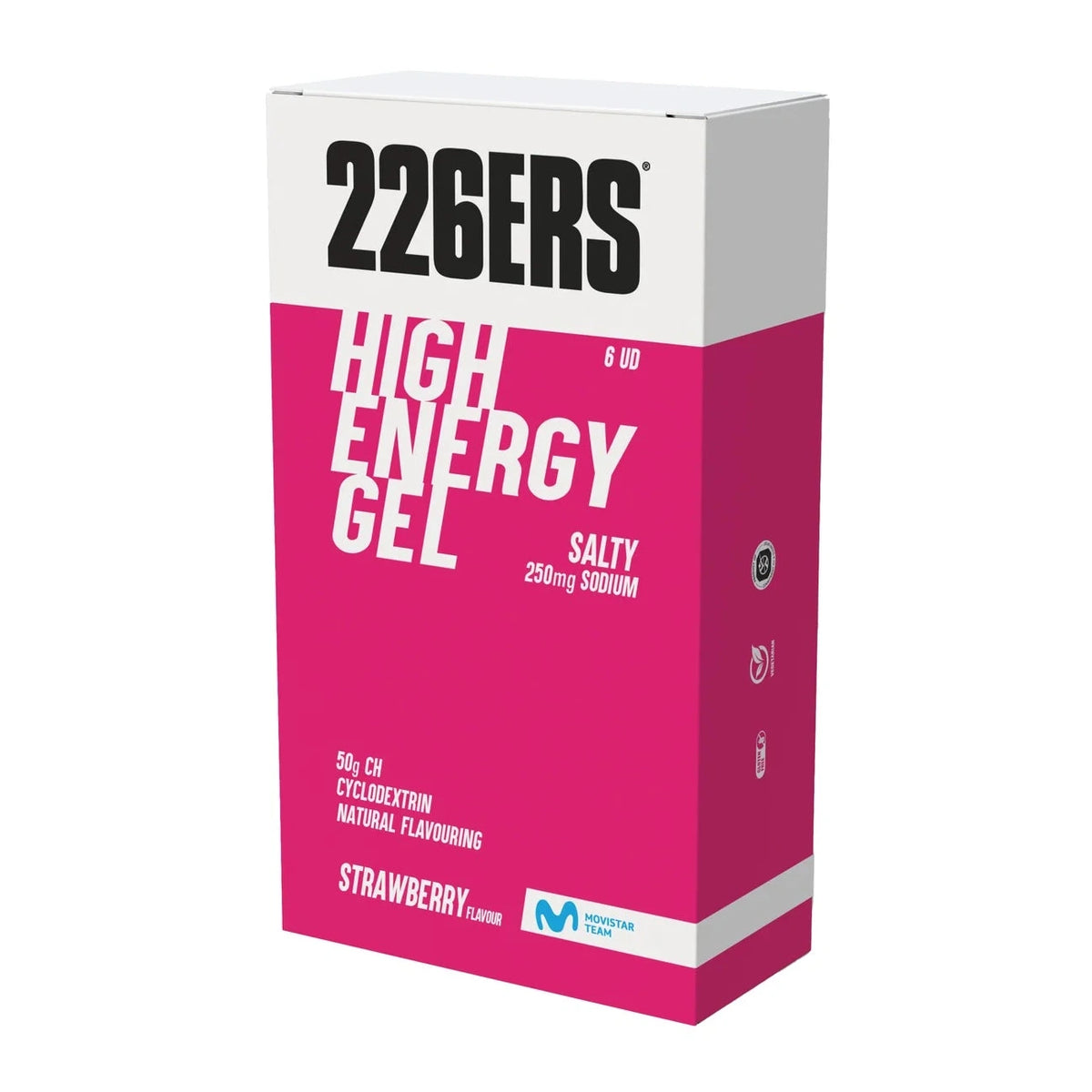 Box High Energy Gel 226ers Salty 6 x 76g - Fragola 226ERS