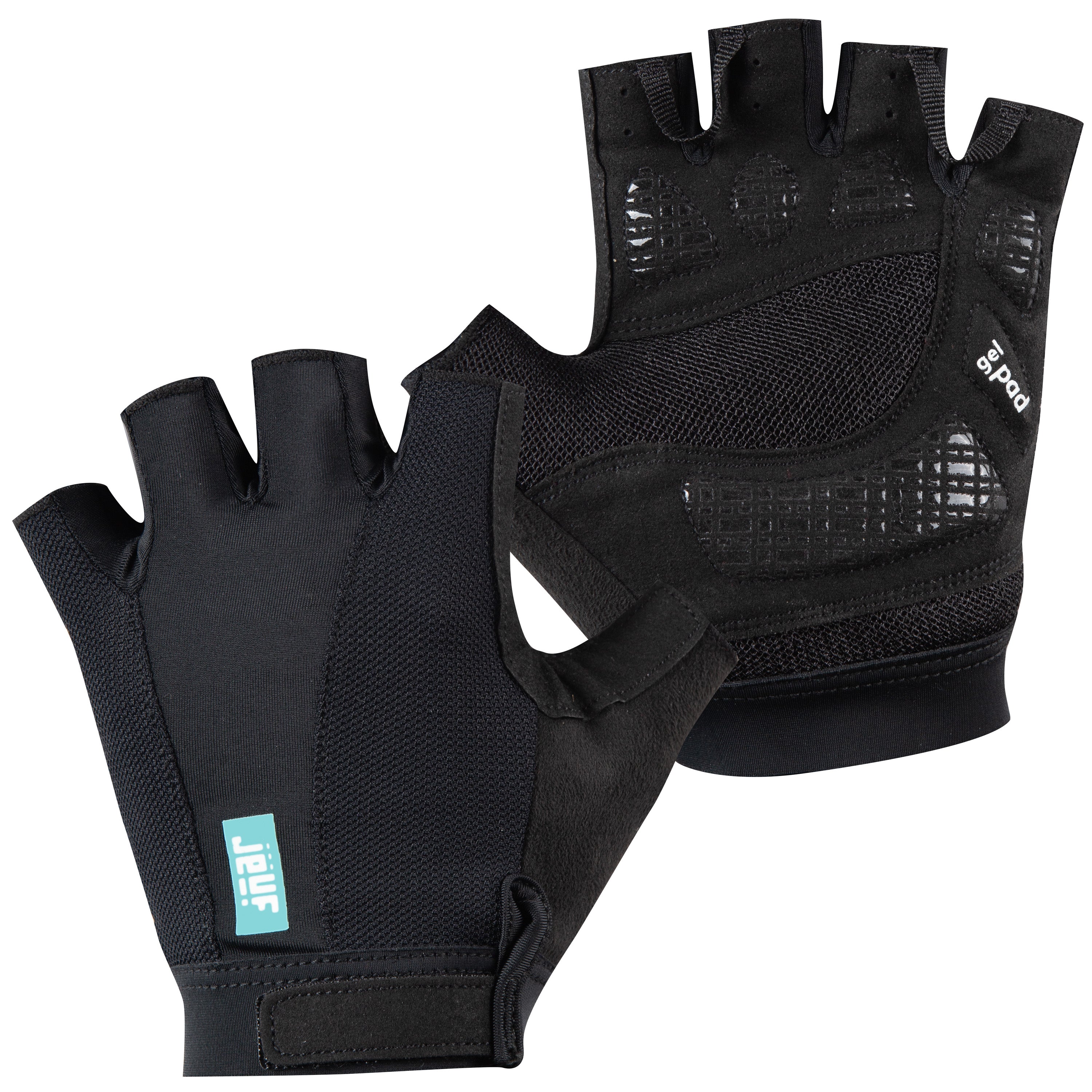 Guanti Jëuf Essential Solid corti - Nero - H