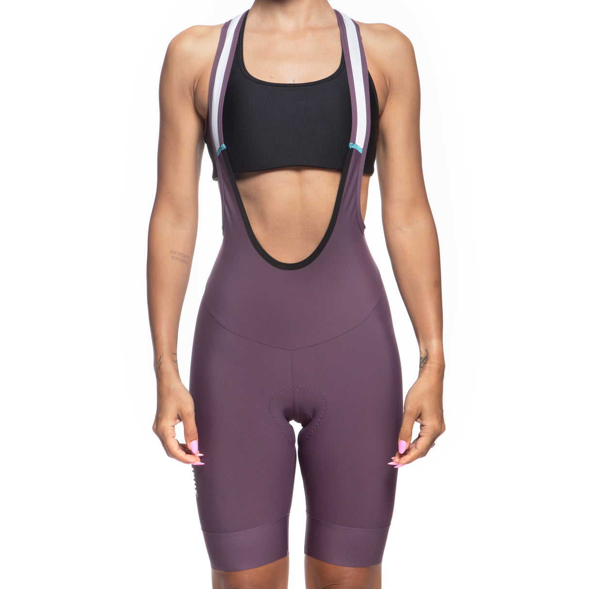 Jëuf Train women bib shorts - Bordeaux