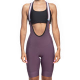 Jëuf Train women bib shorts - Bordeaux