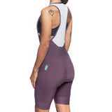 Jëuf Train women bib shorts - Bordeaux