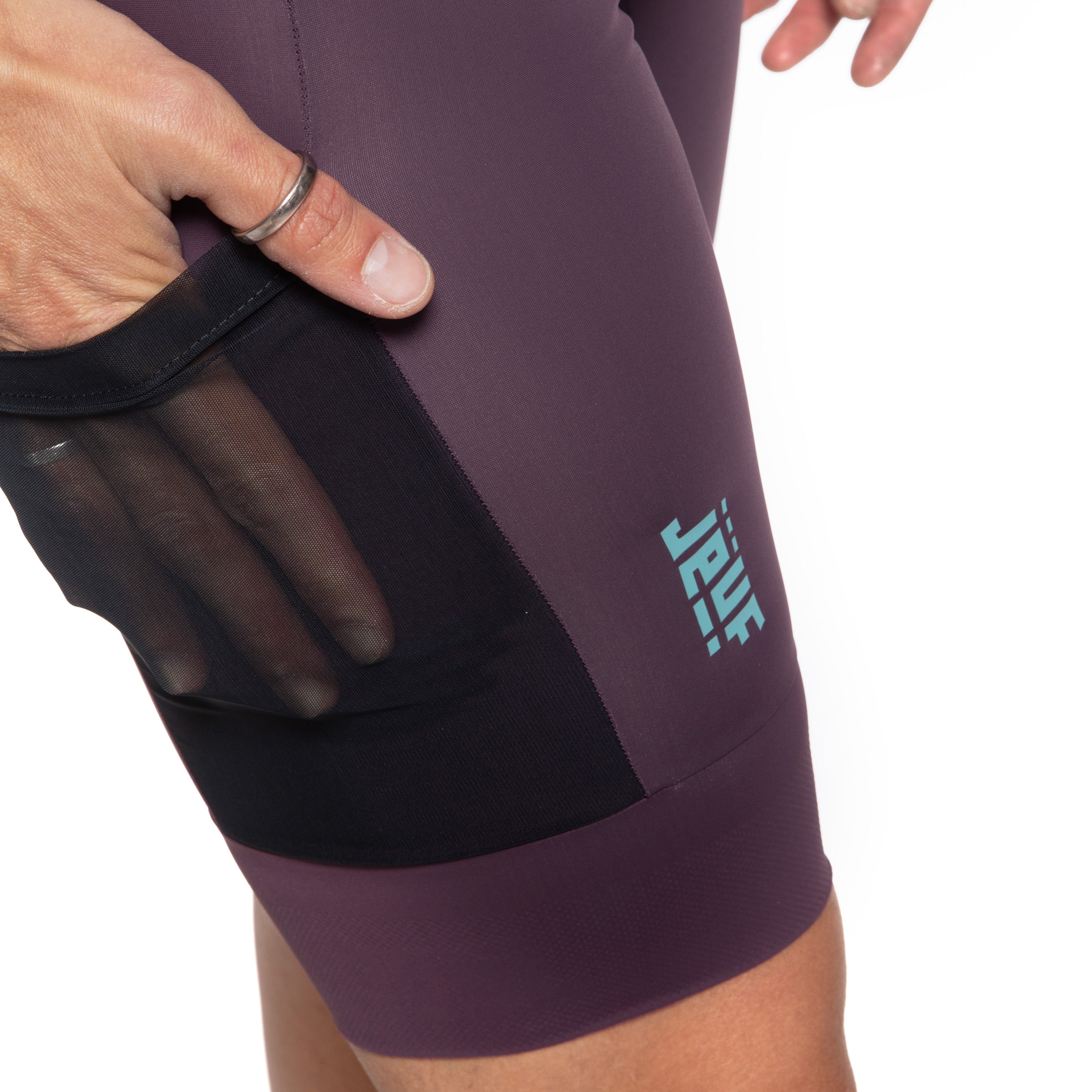 Salopette Jëuf Pro Gravel Cargo - Bordeaux