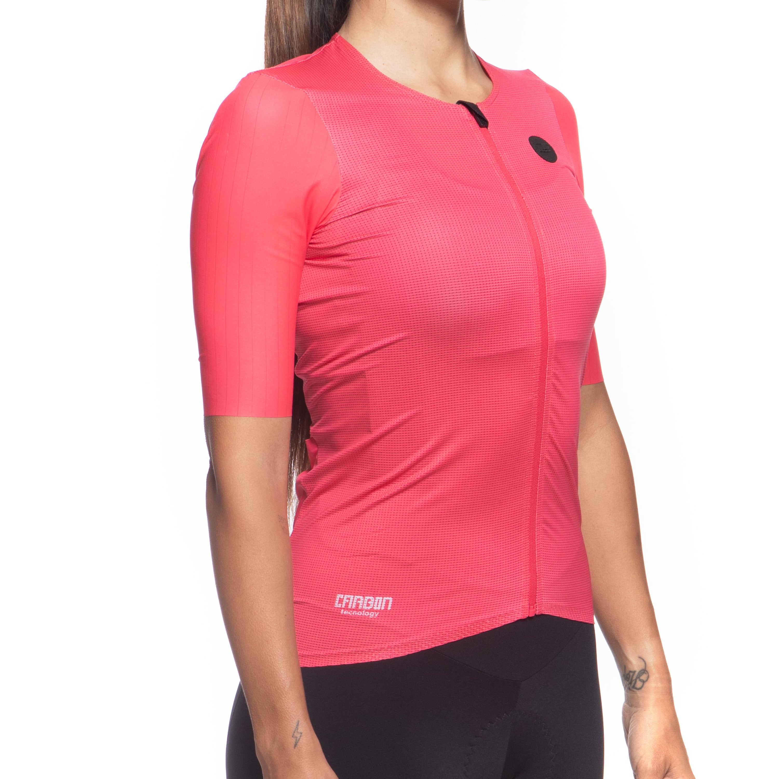 Maillot femme Jëuf Pro Race Carbon - Rose