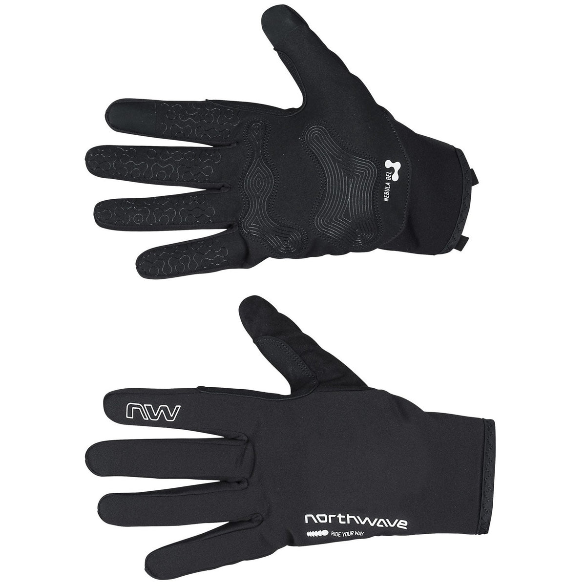 Northwave Fast Pro Gel Winter handschuhe - Schwarz