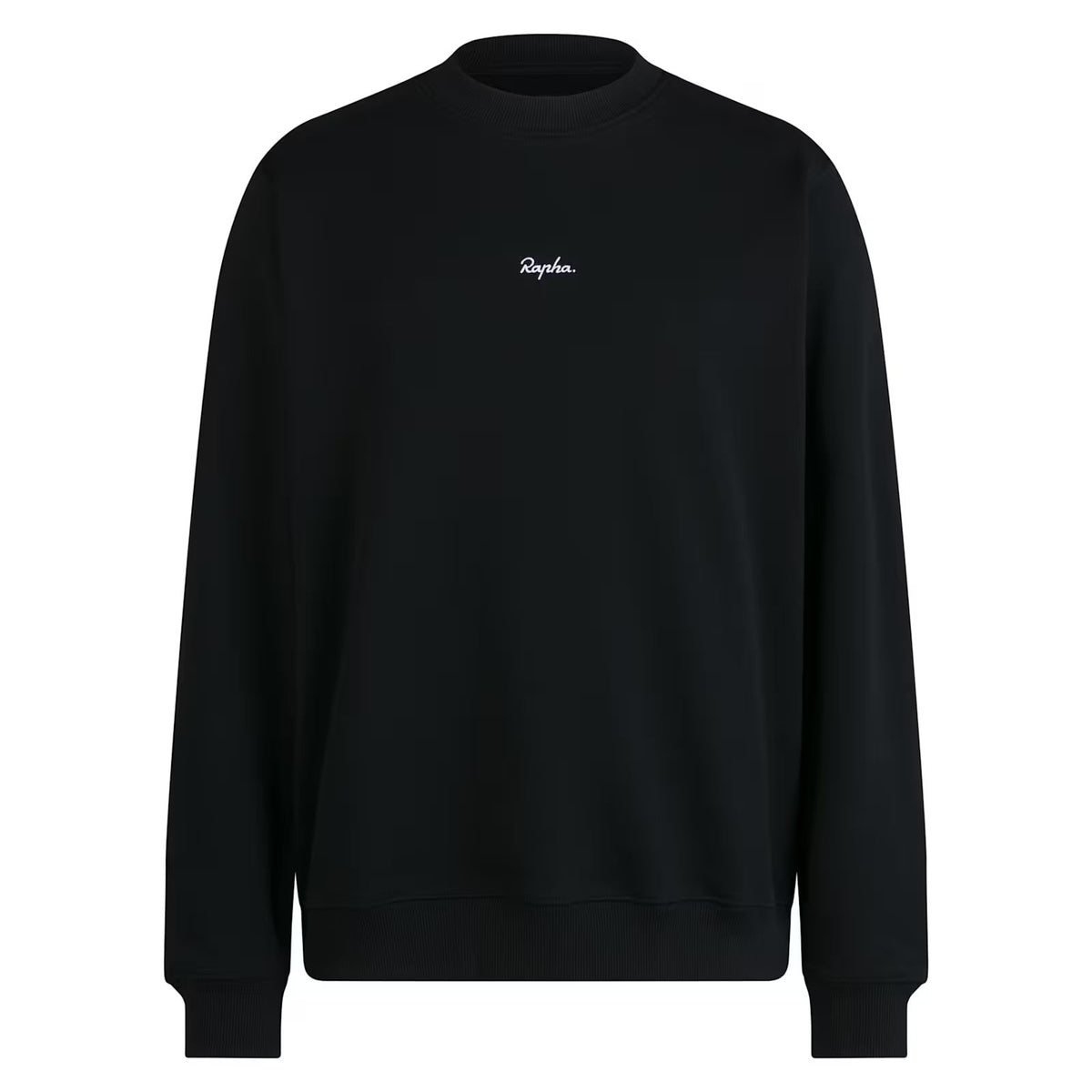 Rapha Heavyweight Cotton Hoodie ohne Kapuze - Schwarz