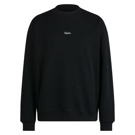 Felpa senza cappuccio Rapha Heavyweight Cotton - Nero