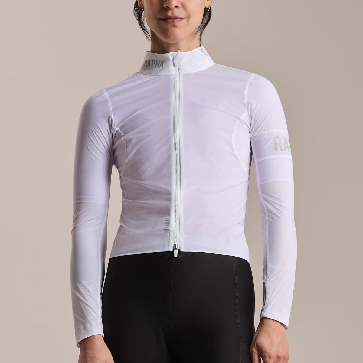Mantellina donna Rapha Pro Team Lightweight Wind - Bianco