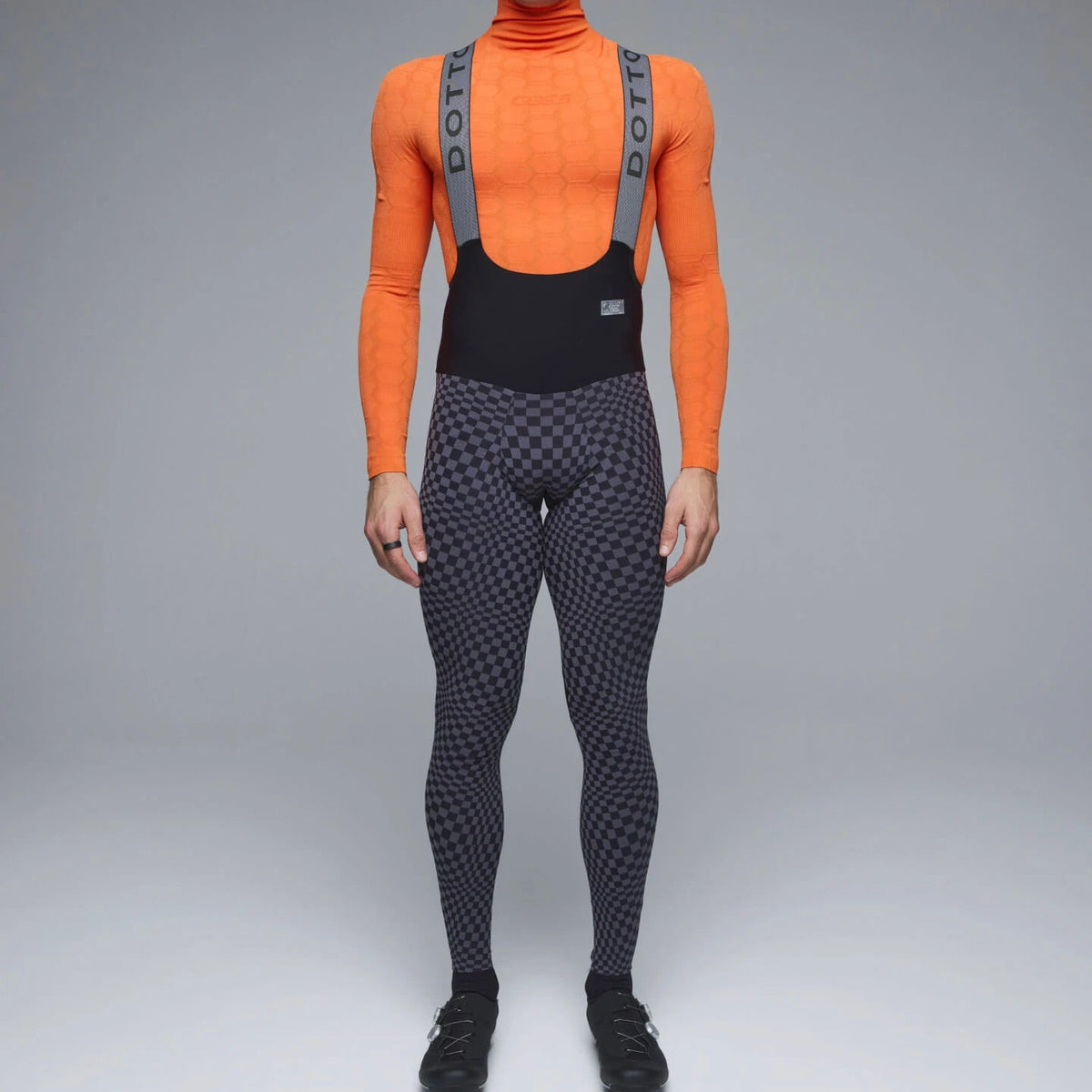 Q36.5 Dottore Termico bib tight - Check Grey