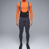 Q36.5 Dottore Termico bib tight - Check Grey