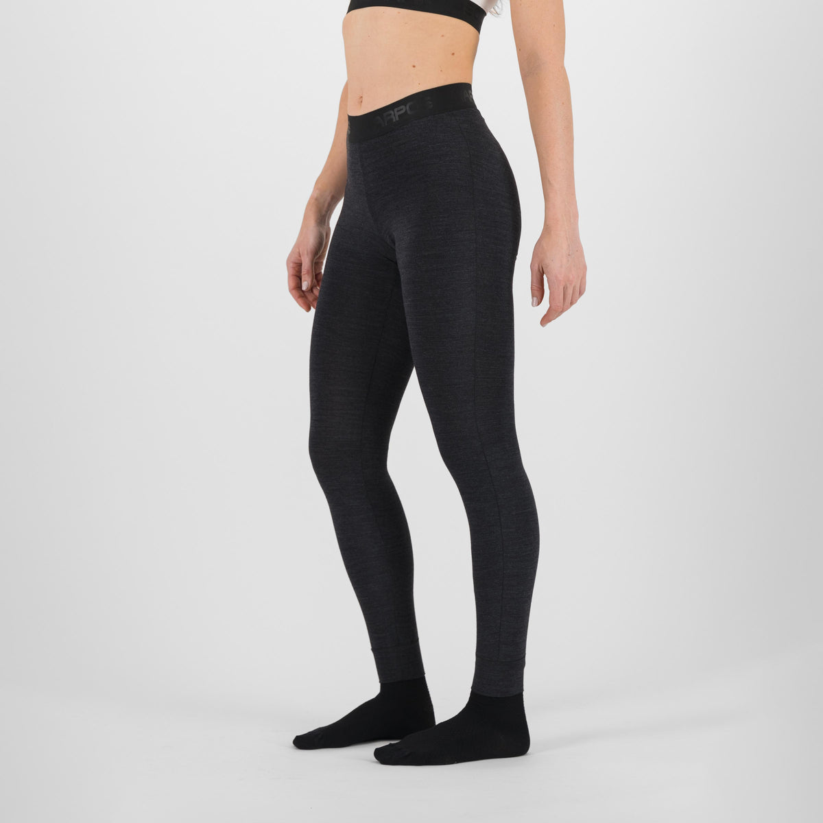 Calzamaglia intima donna Karpos Dinamico Merino 180 - Nero Karpos