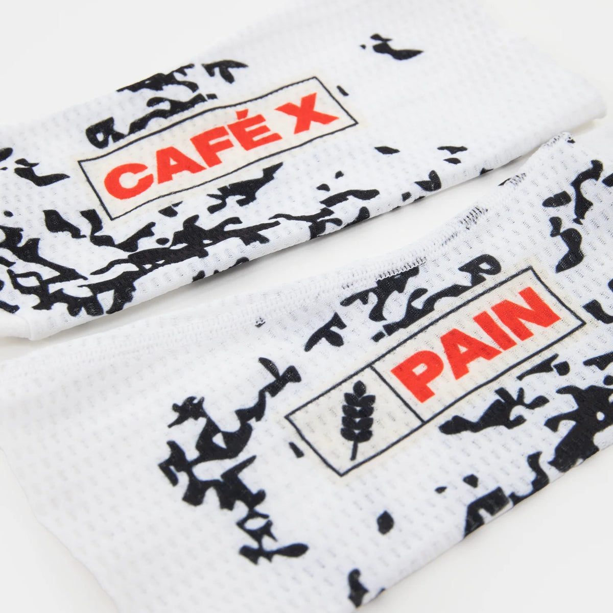 Calze Cafe du Cycliste Aero Pain - Bianco nero Café du Cycliste