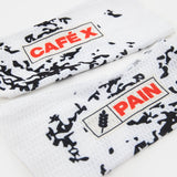 Calze Cafe du Cycliste Aero Pain - Bianco nero Café du Cycliste
