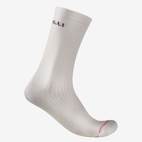 Chaussettes Castelli Bandito 2 Merino 18 - Blanc
