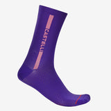 Chaussettes Castelli Ligne Logo 15 - Violet