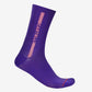 Chaussettes Castelli Ligne Logo 15 - Violet