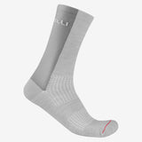 Calcetines Castelli Logo 18 Merino - Gris