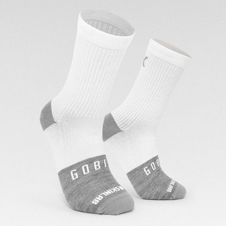 Gobik Winter Merino Snowflake Socks - White