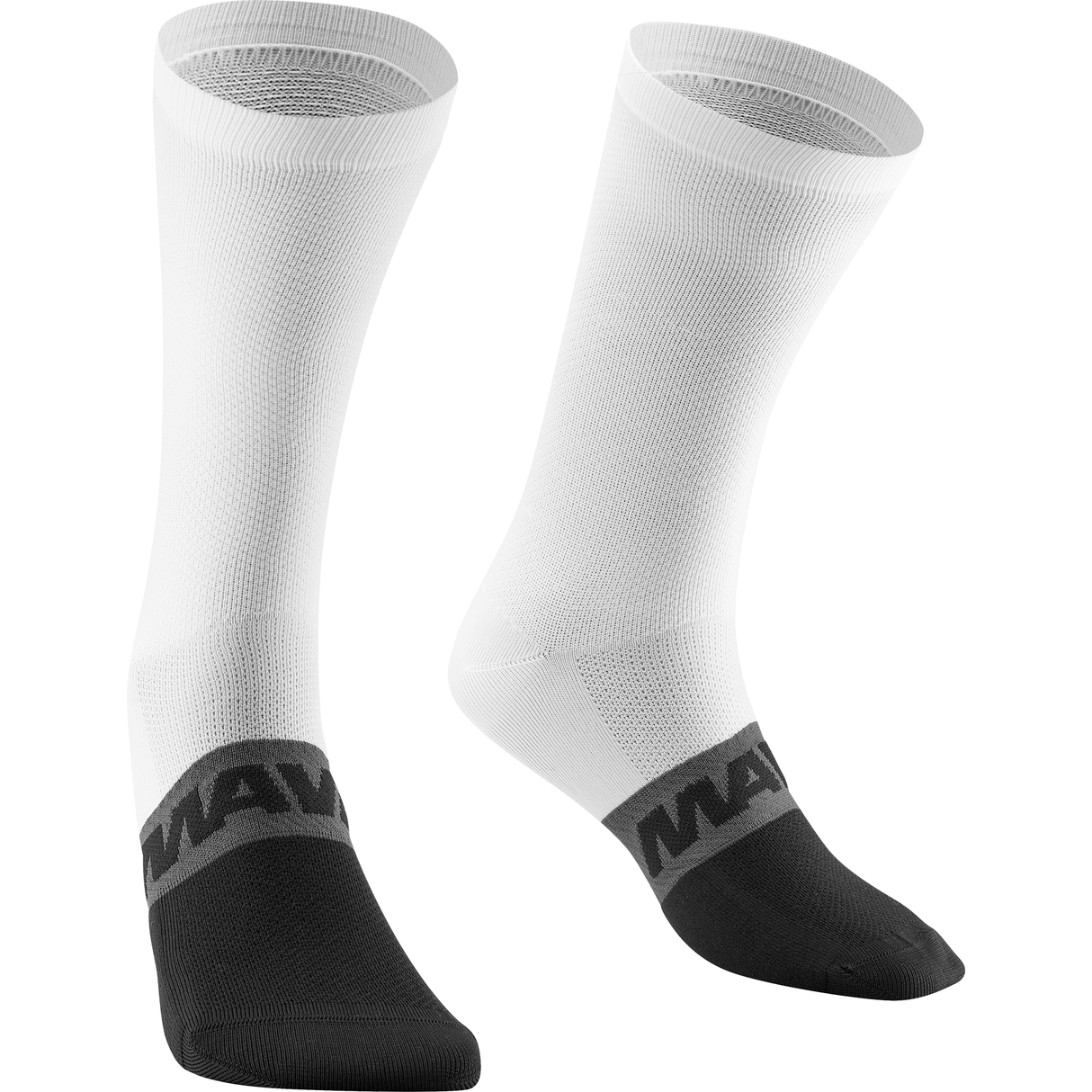 Chaussettes Mavic Essential High - Blanc noir