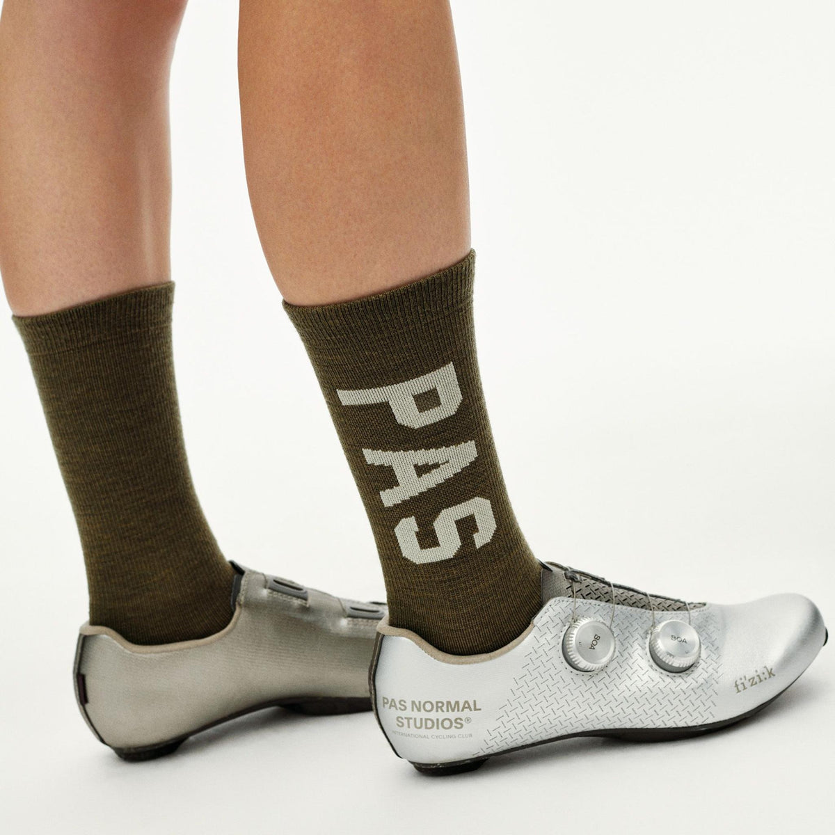 Pas Normal Studios PAS Thermal Wool Socken - Moss Brown