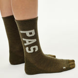 Pas Normal Studios PAS Thermal Wool Socken - Moss Brown