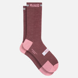 Pedaled Odyssey Merino Reflective Socken - Bordeaux