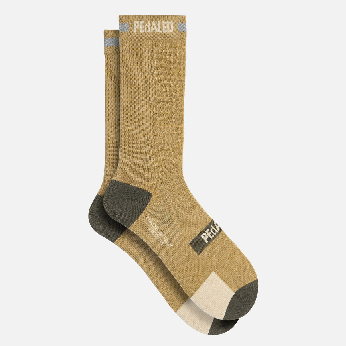 Calze Pedaled Odyssey Merino Reflective - Verde PEdALED