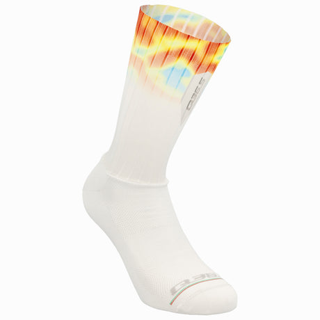 Q36.5 Dottore Aero Weathermap socken - Weiss